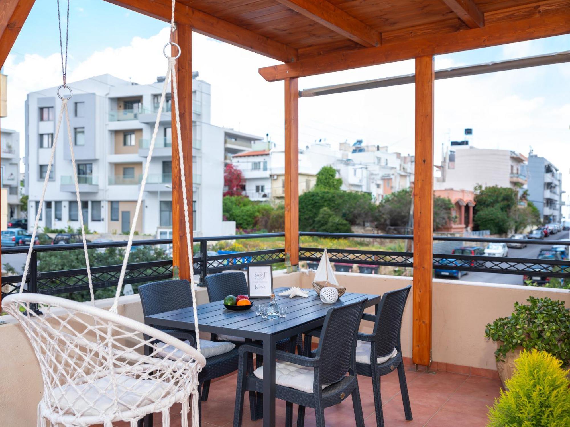 Cocomelo Apts 3 Luxury Candia Esterno foto